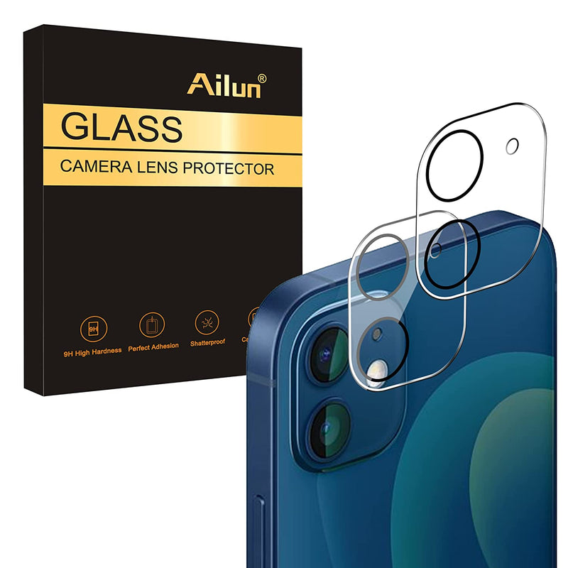 Ailun Lens Screen Protector Compatible For Iphone 12 2Pack Tempered Glass Film 9H Hardness Hd