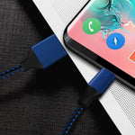 Usb C Cable Vnpiew 5Pack 3 3 6 6 10Ft Usb C To Usb A Fast Charging Aluminum Housing Compatible With Samsung Galaxy S10 S9 Note 9 8 S8 Plus Lg V30 V20 G6 Google Pixel Huawei P30 P20 Black Blue