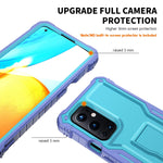 Duopal For Oneplus 9 Pro Case Military Grade Protection Shockproof Case Built In Kickstand Compatible With Oneplus 9 Pro Phone 6 7 Inch Blue