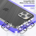 3 Pack Bazo Compatible With Iphone 13 Pro Iphone 13 Pro Max Tempered Glass Camera Lens Protector Case Friendly Hd Clear 9H Hardness Screen Protector