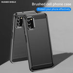 Coveron Slim Cover Designed For Samsung Galaxy A03S Phone Case Lightweight Flexible Tpu Carbon Fiber Black International Version Only