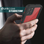 Punkcase Iphone 11 Pro Max Waterproof Case Studstar Series Slim Fit Ip68 Certified Shockproofdirtproofsnowproof 360 Full Body Armor Cover Compatible With Apple Iphone 11 Pro Max Red