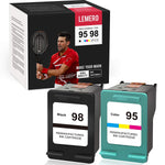 Ink Cartridge Replacement For Hp 95 95Xl 98 98Xl To Use With Officejet 150 100 H470 Photosmart 8030 6305 Black Tri Color 2 Pack