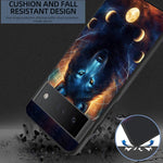 Compatible With Pixel 6 Case Soft Frosted Tpu Ultra Thin Cover Shock Absorption Anti Scratch Protective Case For Google Pixel 6 6 4 Dream Catcher Wolf Design