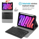 New Procase Ipad Mini 6 Keyboard Case Bundle With Privacy Screen Protector For 8 3 Inch Ipad Mini 6Th Generation 2021