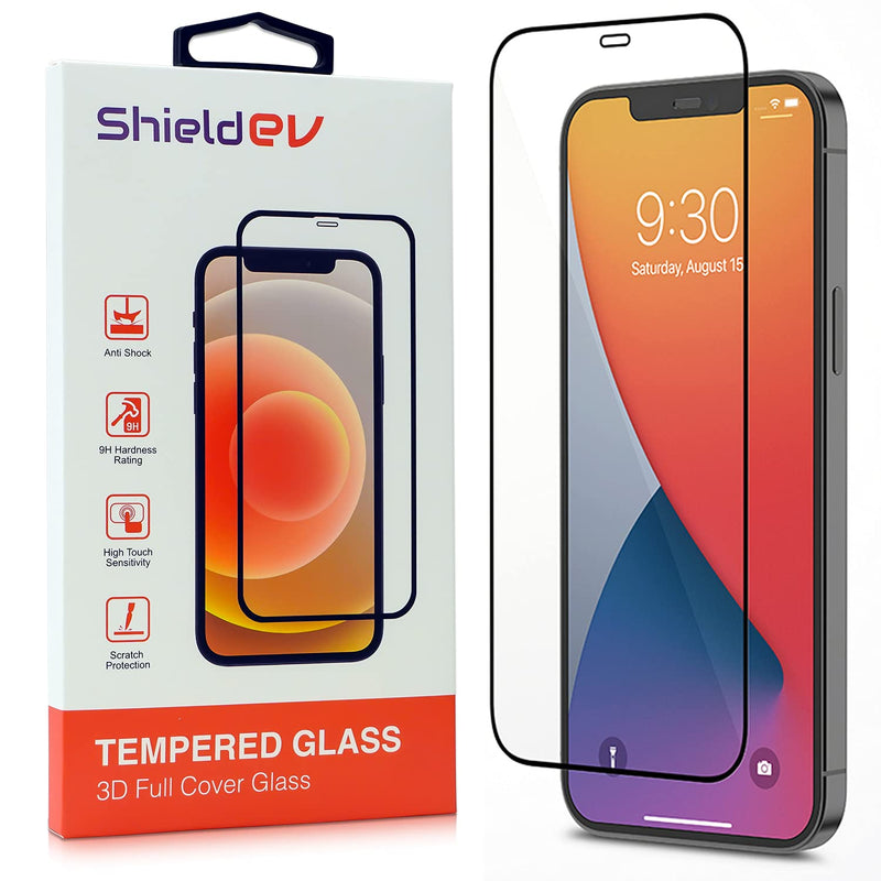 Shieldev Tempered Glass Screen Protector Compatible With Iphone 13 Pro Max 2021 Clear 3D Full Cover With Curved Edges Strong Surface Protection Against Scratches Fingerprints 1 Pack