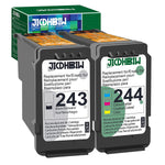 Ink Cartridge Replacement For Canon 243 244 Pg 243 Cl 244 Pg 245 Cl 246 Black Color 2 Pack For Pixma Tr4520 Mg2525 Mg2522 Ts3122 Tr4522 Mx492 Ts3320 Mx490 Ts3