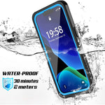 Hoguomy For Iphone 13 Pro Max Case Waterproof Built In Screen Protector Full Body Protection Heavy Duty Shock Proof Cover Waterproof Case For Iphone 13 Pro Max 6 7 Inch Blue