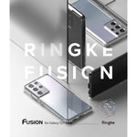 Ringke Fusion Phone Case Designed For Samsung Galaxy S21 Ultra 5G Clear Pc With Tpu Bumper Transparent