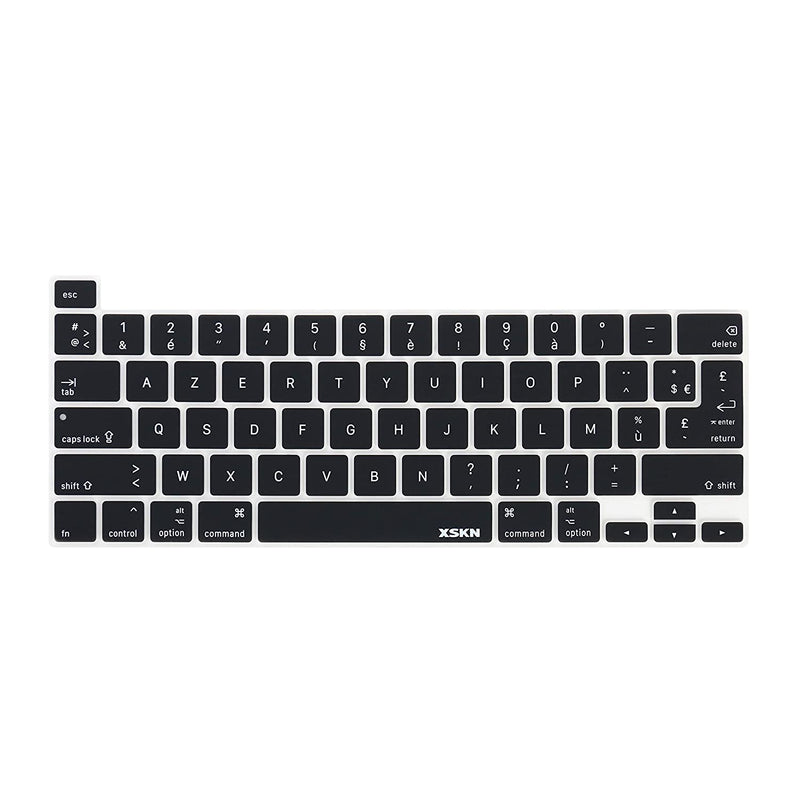 French Language Black Silicone Keyboard Cover Skin For Touch Bar Models 2019 New Macbook Pro 16 Inch A2141 2020 New Macbook Pro 13 3 Inch A2251 A2289 A2338 M1 Keyboard Us Eu Common Version