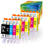 270Xl 271Xl Compatible Ink Cartridge Replacement For Canon 270 271 Pgi 270Xl Cli 271Xl For Pixma Mg5720 Mg5721 Mg5722 Mg6820 Mg6821 Mg6822 Mg7720 Ts5020 Ts6020