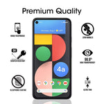 3 Pack Amfilm 6 2 Inch Tempered Glass Screen Protector For Google Pixel 4A With 5G 0 26Mm Thickness Hd Clear Anti Scratch Bubbles Free