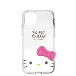 Compatible With Iphone 13 Mini Case 5 4Inch Hello Kitty Face Cute Bow Ribbon Clear Jelly Cover Face Hello Kitty