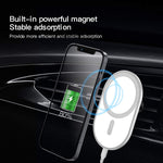 Magnetic Wireless Car Charger Secure Air Vent Clamp Dedicated For Iphone 12 Series 15W Mag Safe Fast Charging Board