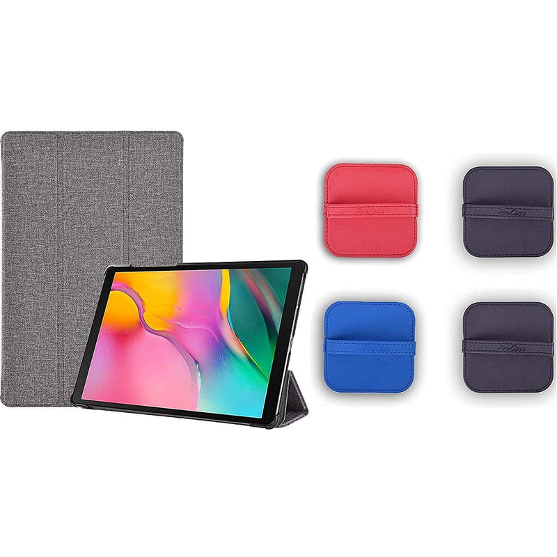 Folio Case For Galaxy Tab A 8 0 2019 T290 T295 Bundle With 4 Pack Screen Cleaning Pad Cloth Wipes For Ipad Iphone Macbook Tablets Laptop Screen Touch Screen Devices