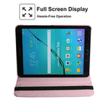 New Case For Samsung Galaxy Tab S3 9 7 Inch 2017 Sm T820 Sm T825 360 Degree Rotating Stand Case Full Protective Cover With Stylus Pen Screen Film Pink