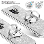 New Galaxy S9 Case Glitter Luxury Bling Diamond Rhinestone Bumper Cute Ga