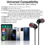 Usb C Headphones With Microphone For Samsung S22 Ultra Jelanry Usb Type C Earbuds Hi Fi Stereo Bass Wired Earphones Volume Control For Galaxy S20 S21 Fe Z Flip 3 Fold Oneplus 10 Pro Pixel 6 Ipad Mini