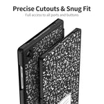 New Galaxy Tab A8 Case 10 5 Inch 2022 Sm X200 Sm X205 Sm X207 Shockproof Protective Smart Folio Case Supports Auto Wake Sleep Black