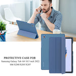 New Samsung Galaxy Tab A8 10 5 Case 2022 Lightweight Tri Fold Stand Protective Case Hard Pc Back Cover With Auto Wake Sleep For Samsung Galaxy Tablet A8
