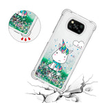Lemaxelers Xiaomi Poco X3 Nfc Case Bling Glitter Case Soft Tpu Floating Clear Liquid Hearts Quicksand Shiny Flowing Shockproof Protective Cover For Xiaomi Poco X3 Nfc Yb Ls Cool Unicorn