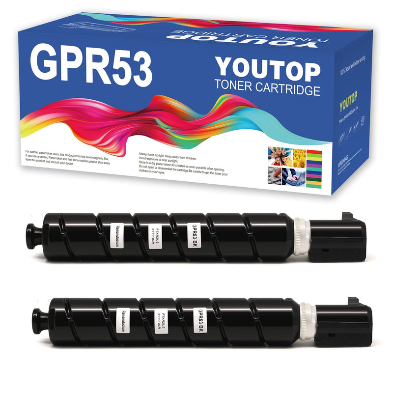 2 Pack Gpr 53 Gpr53 Black Toner Cartridge Replacement For Imagerunner Advance C3325 C3325I C3330 C3330 C3525 C3525I C3530 C3530I Dx C3730I Dx C3730I Printer8