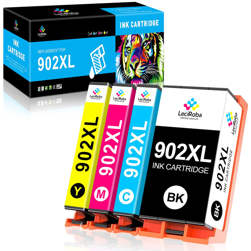 902Xl Ink Cartridge Replacement For Hp 902Xl 902 Xl Ink Cartridges To Use With Officejet Pro 6978 6968 6960 6962 6954 6958 6950 Printers Black Cyan Magenta