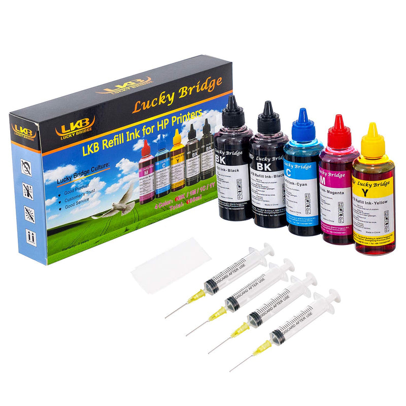 Refill Ink Kit 4X100Ml For Hp 950 951 60 61 952 902 901 61 60 62 63 21 22 920 940 934 564 932 933 711 970 971 92 94 95 96 97 Cartridge Or Cis Ciss System 4 Colo
