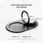 Yowza Magsafe Grip Magnetic Phone Ring Holder Compatible With Magnetic For Iphone 13 12 Intended For Pop Socket Removable Magnetic Accessories Black