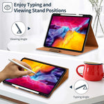 New For Ipad Pro 11 Inch Case 2021 3Rd Gen Genuine Leather Ipad Pro 11 2020 2018 Cover2Rd Gen With Pencil Holder Pencil 2 Wireless Charging Made From