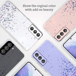 Eari Crystal Clear Case For Samsung Galaxy S21 5G Phone Case Glitter Bling Cute Case For Girls Women Soft Flexible Silicone Transparent Anti Yellowing Protective Cover For Samsung S21 5G 6 2 Inch