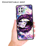 New For Samsung Galaxy A42 5G Version Case Luxury Lips With Diamo