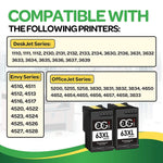Ink Cartridge Replacement For Hp 63Xl 63 Xl High Yield Work With Officejet 3830 4650 5255 Envy 4520 4512 4516 Deskjet 1112 3630 3634 3639 3632 2132 Printer 2
