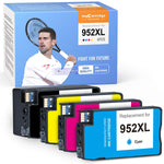 Ink Cartridge Replacement For Hp 952Xl 952 Xl Ink Cartridges To Officejet Pro 8210 8715 8702 8725 8210 8710 8720 8730 Printerblack Cyan Magenta Yellow 4 Pack