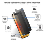 2 Pack Procase Iphone 12 Mini Privacy Screen Protector 2020 Anti Spy Tempered Glass Screen Film Guard Anti Scratch Screen Protector For 5 4 Iphone 12 Mini 2020 Release