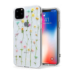 Compatible With Iphone 13 Pro Max Flower Case Feibili Soft Clear Flexible Rubber Pressed Dry Real Flowers Case Girls Glitter Floral Cover Clear Case With Flowers For Iphone 13 Pro Max Multicolor