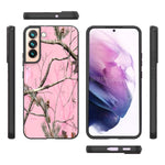 Coveron Designed For Samsung Galaxy S22 Plus Case Slim Flexible Tpu Phone Cover Pink Camo