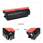 Compatible 508X Toner Cartridge Replacement For Hp 508X 508A Cf360A Cf360X For Color Laserjet Enterprise M553 M553N M553Dn M553X M552 Mfp M577 Printer Ink Bla