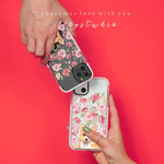 Clear Case Compatible With Iphone 13 6 1 Inch Trendy Stylish Girls Women Cute Corgi Pink Flowers Love Funny Puppy Dog Trendy Design Soft Shockproof Protective Case For Iphone 13