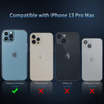 Hoerrye For Iphone 13 Pro Max Matte Clear Caseanti Fingerprints Anti Scratch Anti Yellowing Frosted Translucent Shockproof Slim Cover 6 7 Inches Matte Clear