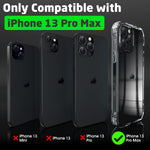 Abitku Compatible With Iphone 13 Pro Max Case 6 7 Inch Transparent Shockproof Non Yellowing With Invisible Stand Phone Cover Case For Iphone 13 Pro Max 2021 Clear