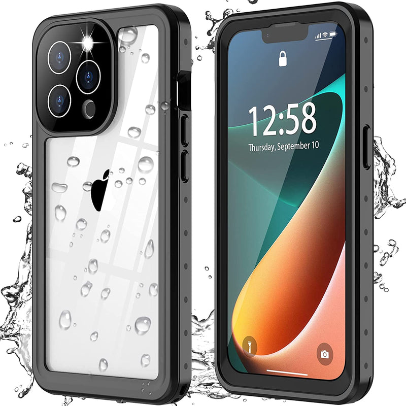 Hoguomy For Iphone 13 Pro Case Waterproof Built In Screen Protector Full Body Underwater Protection Heavy Duty Shock Proof Cover 5G Waterproof Case For Iphone 13 Pro 6 1 Inch