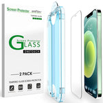 Amfilm Onetouch Tempered Glass Screen Protector For Iphone 12 Mini 5 4 2020 With Easy Installation Kit2 Pack