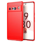 Jusy Case For Google Pixel 6 Pro Enhanced Grip Durable Light Shockproof Flexible Tpu Rubber Protective Cover For Pixel 6 Pro Red