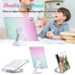 New Ipad 7Th Generation Case Ipad 9Th 8Th Generation 10 2 Case With Portable Desktop Stand Hand Strap Shockproof Case For Ipad 10 2 2021 2020 2019
