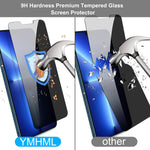 3 Pack Ymhml Compatible With Iphone 13 Iphone 13 Pro Privacy Screen Protector 6 1 Inch Privacy Screen Iphone 13 Iphone 13 Pro Tempered Glass With Installation Alignment Frame