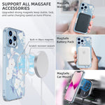 Clear Magnetic Case For Iphone 13 Pro Max With Magsafe Sindox Floral Magnetic Protective Cover For Women Girls Flower Pattern Design For Iphone 13 Pro Max 6 7 Inch Hibiscus