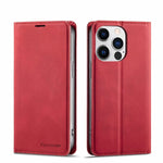 Erea Wallet Case Compatible With Iphone 13 Pro Forwenw Retro Notebook Style Pu Leather Folio Flip Cover Card Holder Protective Phone Skin Case For Iphone 13 Pro Red