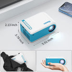 Mini Portable Projector Supported 1080P Outdoor Movie Home Theater Projector
