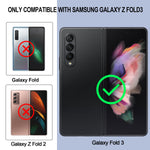 Eacho Samsung Galaxy Z Fold 3 Case Z Fold 3 Case With Hinge Protection Ultra Thin Pc Silicone 360 Degree All Inclusive Hinge Folding Armor Cover Bumper Cases For Galaxy Z Fold 3 5G 2021